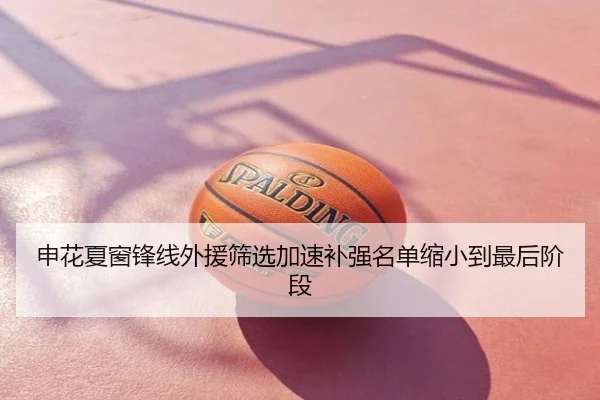 申花夏窗锋线外援筛选加速补强名单缩小到最后阶段