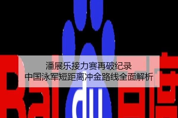 潘展乐接力赛再破纪录 中国泳军短距离冲金路线全面解析